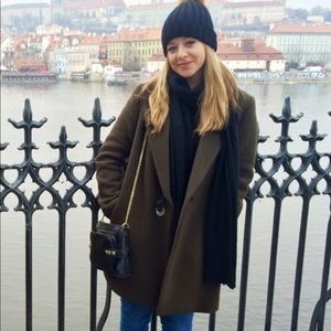 Zara Olive Coat